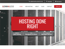 Tablet Screenshot of dnn4less.com